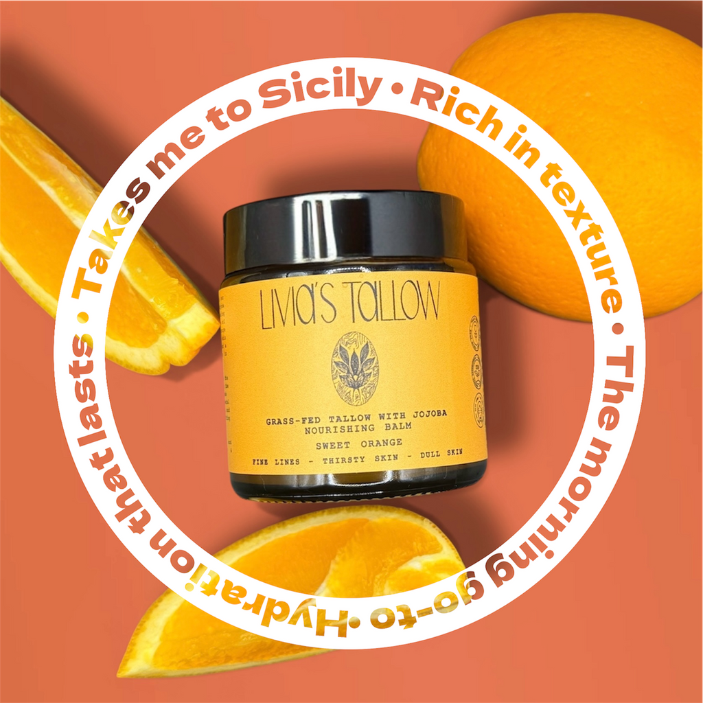 Grass-Fed Tallow with Jojoba Nourishing Balm - Sweet Orange