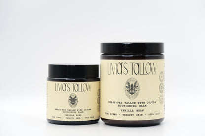 Grass-Fed Tallow with Jojoba Nourishing Balm - Vanilla Bean