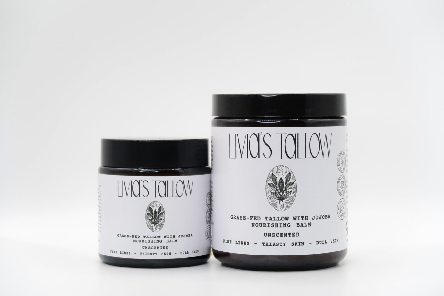 Grass-Fed Tallow with Jojoba Nourishing Balm - Unscented (tattoo's best friend)