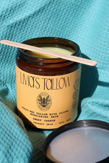 Grass-Fed Tallow with Jojoba Nourishing Balm - Sweet Orange