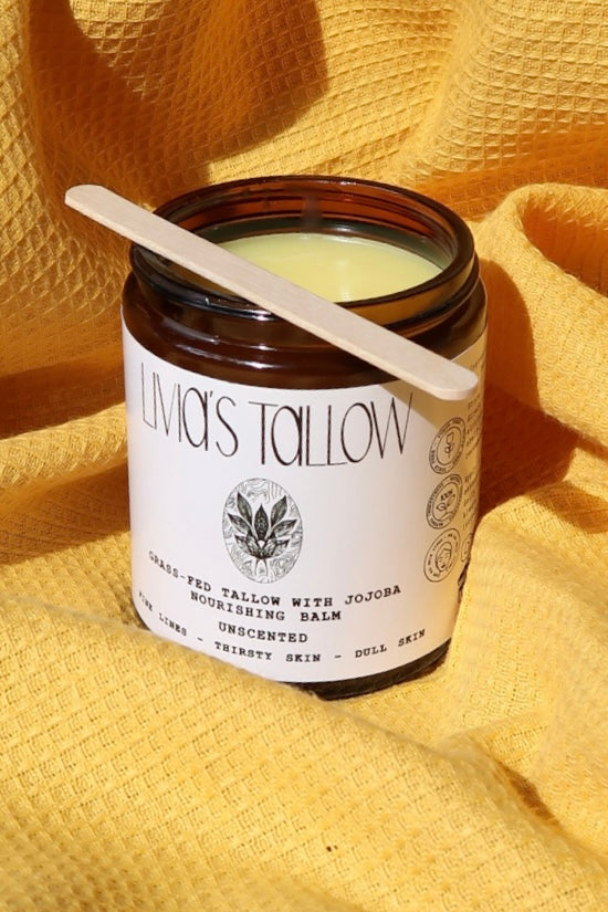 Grass-Fed Tallow with Jojoba Nourishing Balm - Unscented (tattoo's best friend)